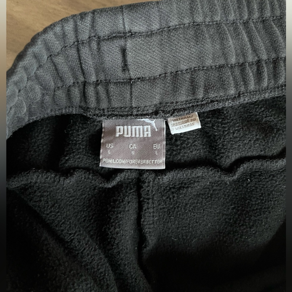 Puma L Men's Charcoal Joggers - Picture 12 of 14